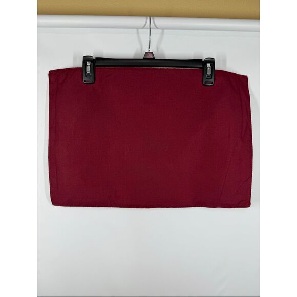 Unbranded Tableware Placemats Cloth Backing 8 Pieces Orange/Deep Red - Picture 5 of 6